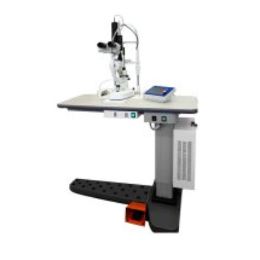 Офтальмологический лечебно-диагностический комплекс на основе щелевой лампы и мультиволновых лазеров (КОЛД) с моторизованным столом RS-700