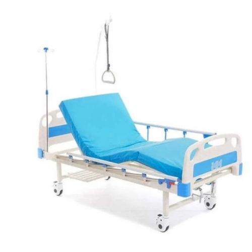 Медицинская кровать механическая четырехсекционная MET DM-370, вставки из ABS-пластика